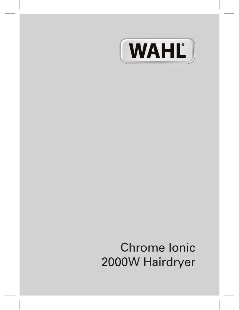 Wahl CHROME IONIC operating instructions