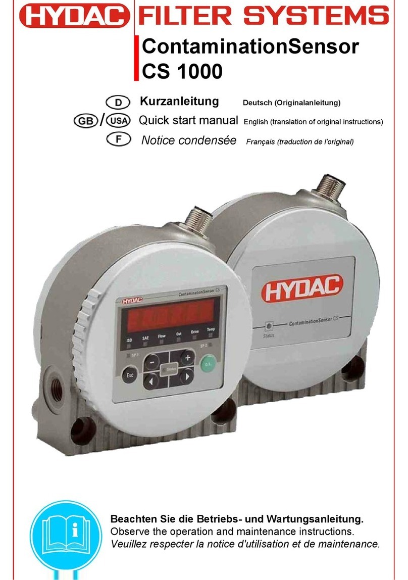 Hydac CS 1x11-A-0-0-0-0/-000 Instruction manual Hydac CS 1x11-A-0-0-0-0/-000 Instruction manual