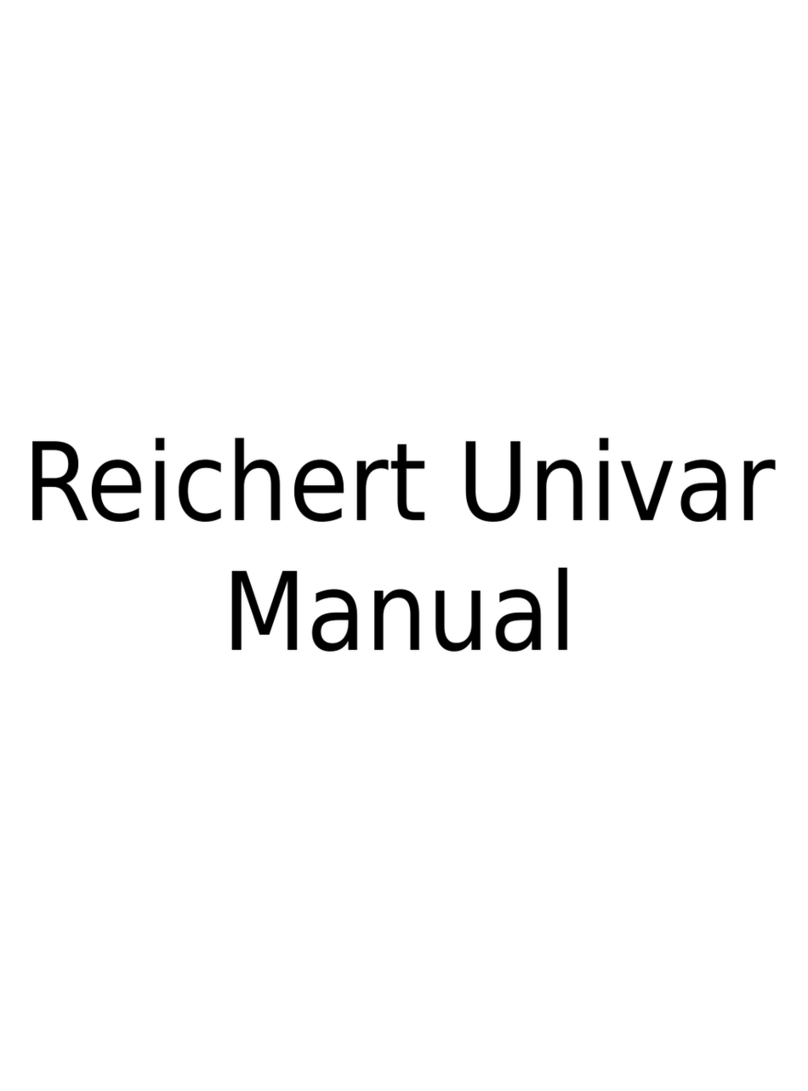 Reichert Univar User manual