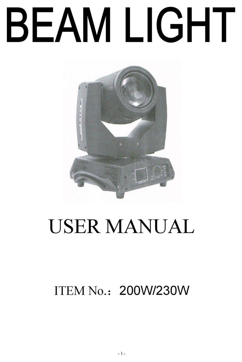 Lucas Led 200W User manual