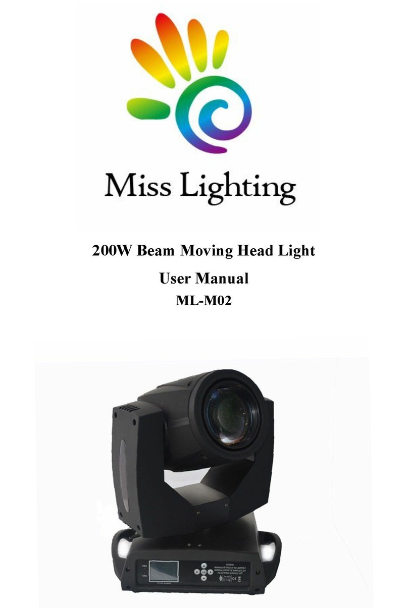 MISS LIGHTING ML-M02 user manual
