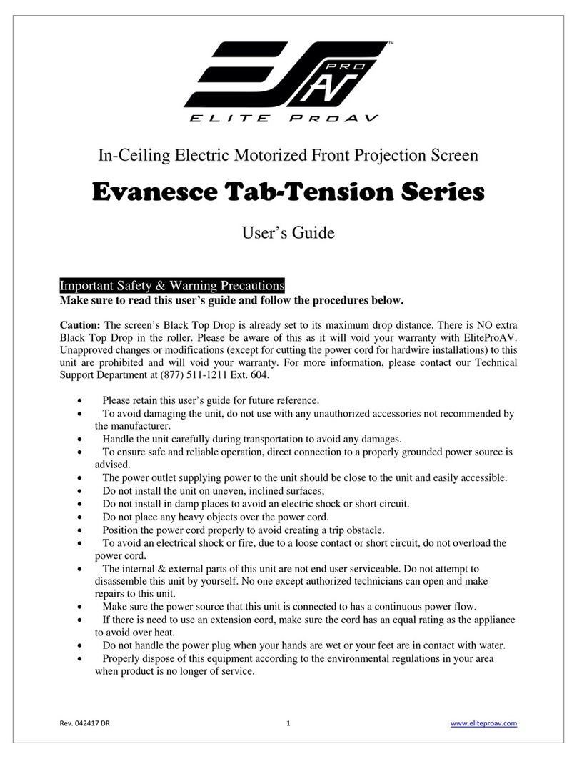 EliteProAV ITE139XW2-E8 User manual