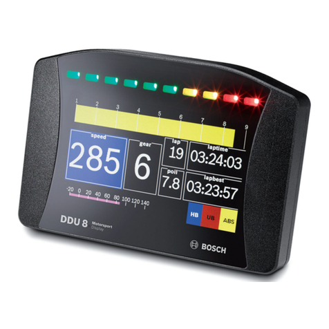 Bosch DDU 8 User manual