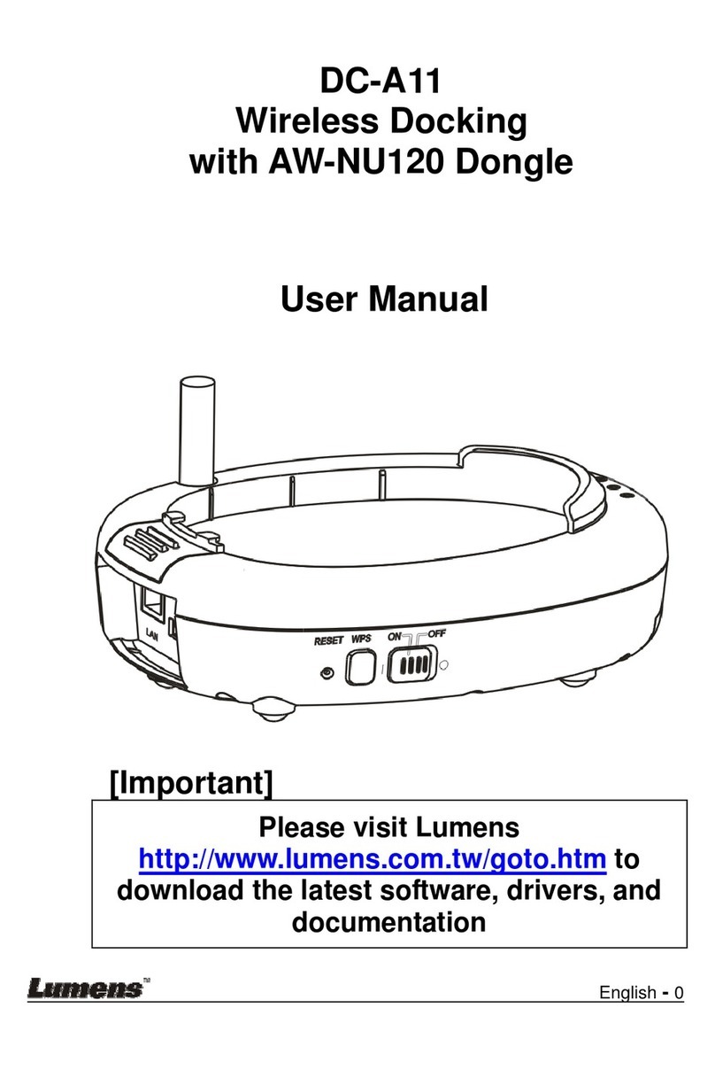 Lumens DC-A11 User manual