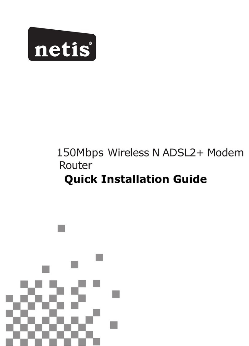 Netis DL4311 Quick installation guide