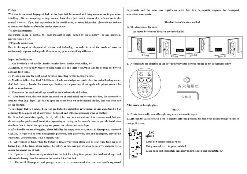 Digilock Australia DL880 user manual