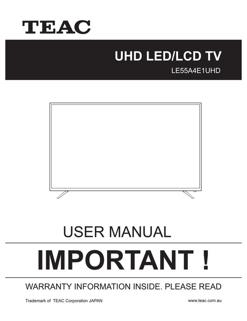 Teac LE55AE1UHD user manual