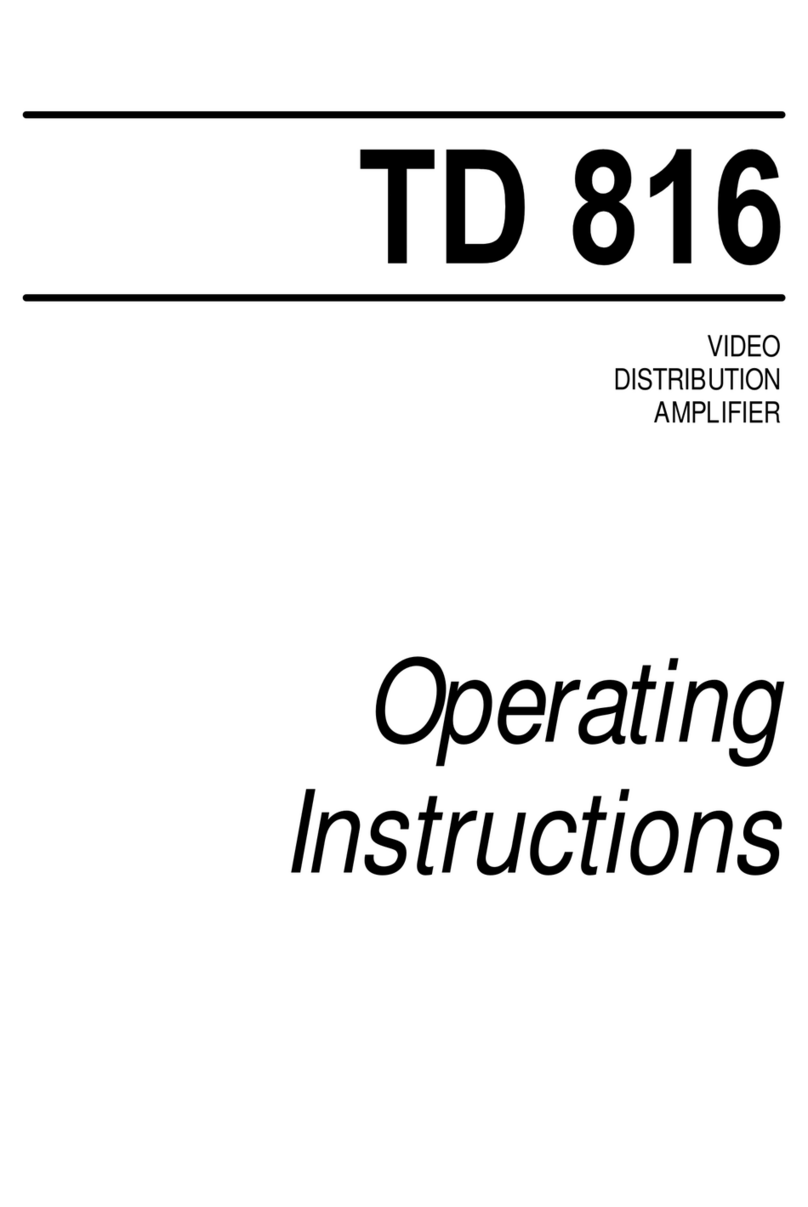 CIE-Group TD 816 operating instructions