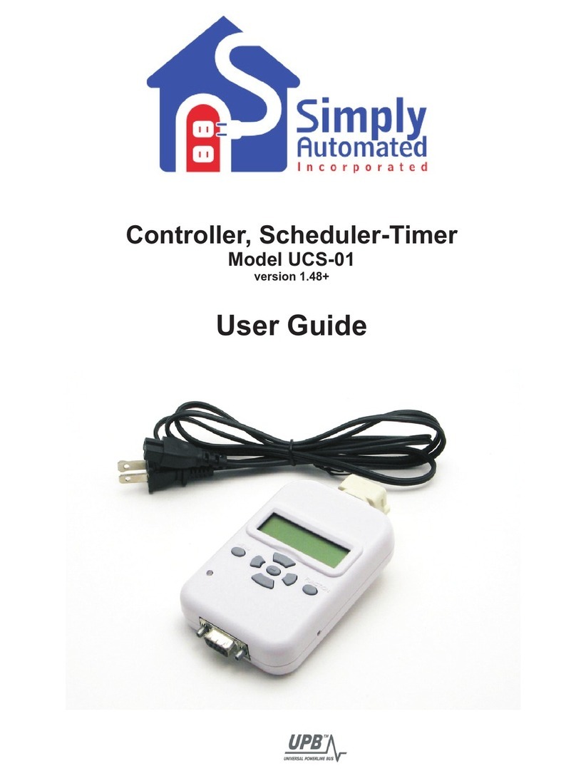 Simply Automated UCS-01 user guide