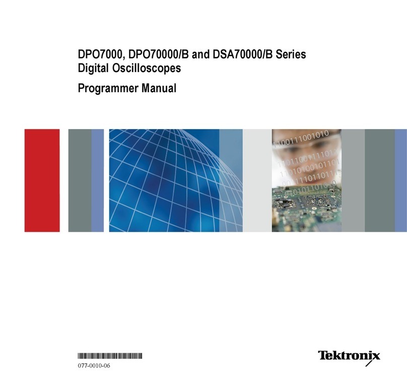 Tektronix DSA70000/B Series Operating and maintenance manual