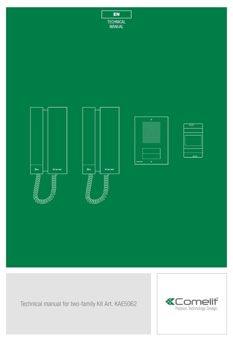 Comelit KAE5062 Technical manual