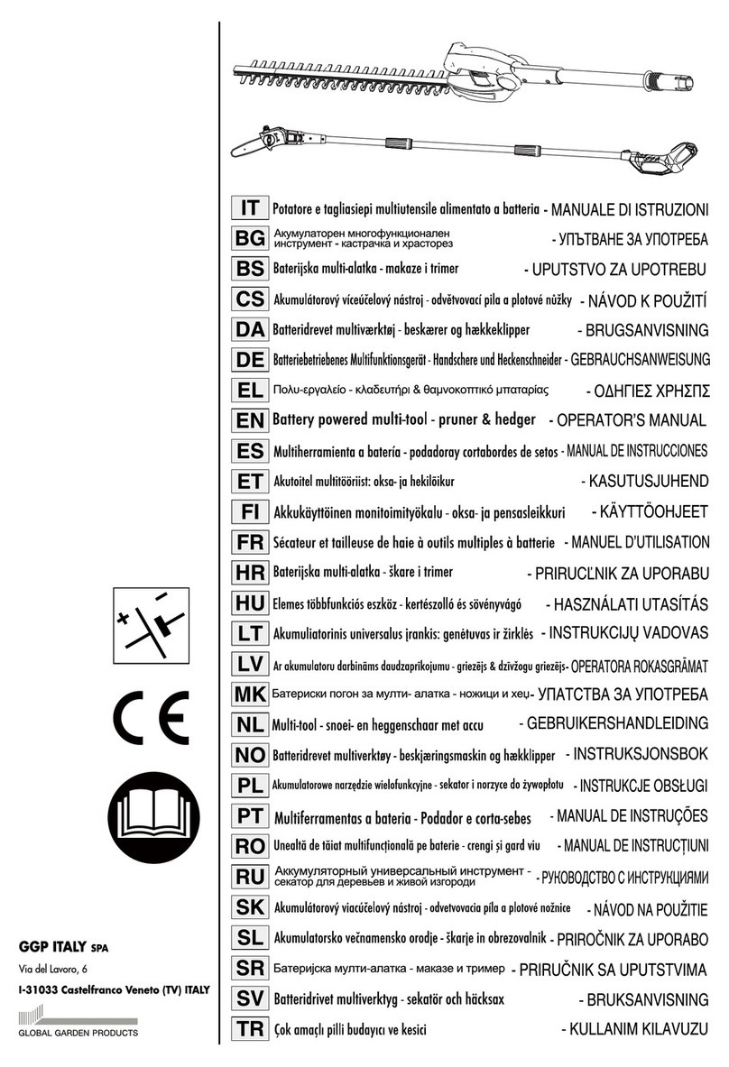 Alpina MT2148Li Operator's manual