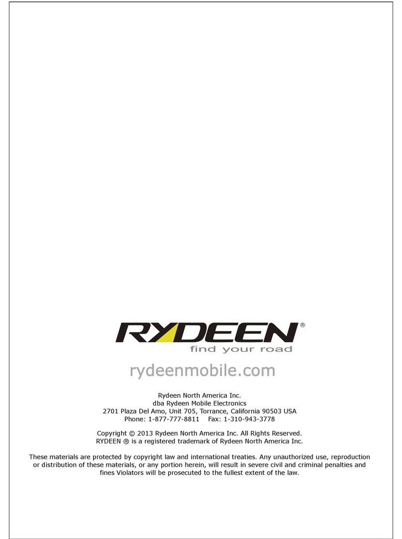 Rydeen RDV360-3D owner's manual