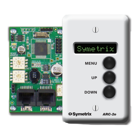 Symetrix ARC-2e quick start guide
