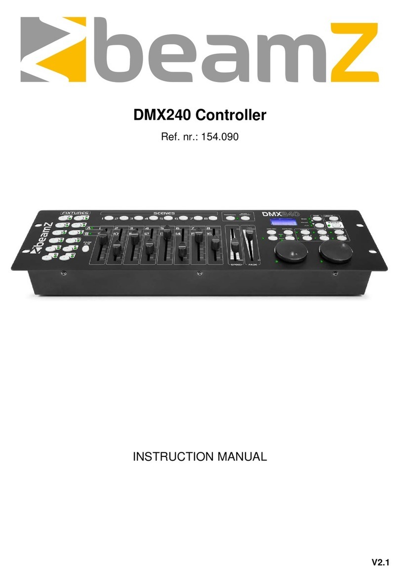 Beamz DMX240 User manual