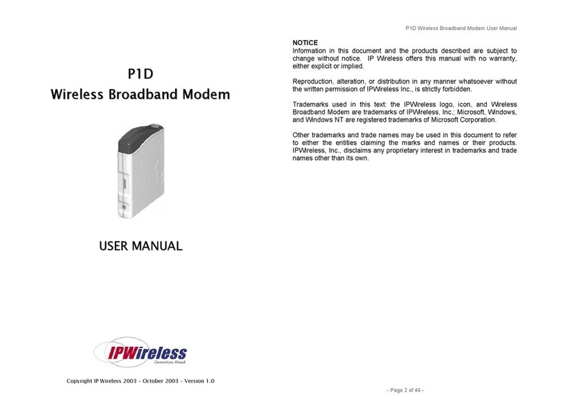 IP Wireless P1D user manual
