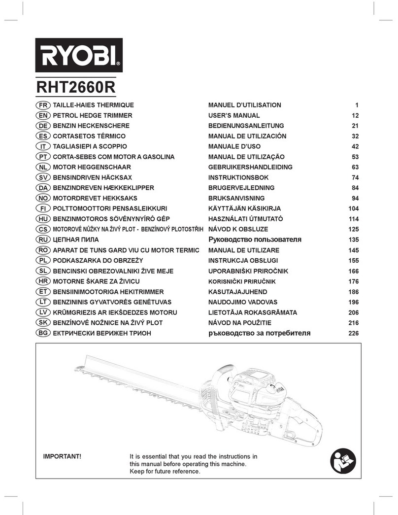 Ryobi RHT2660R user manual