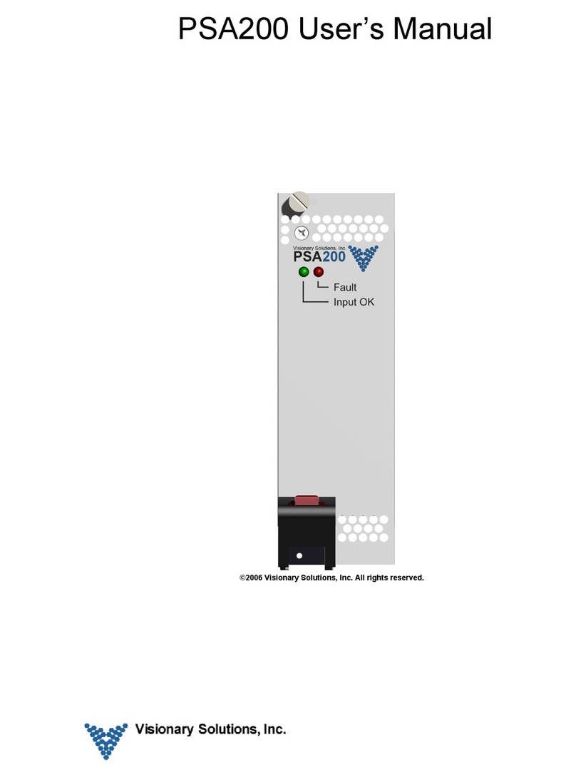 Visionary Solutions PSA200 user manual