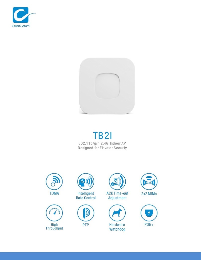 CREATCOM TB21 user manual CREATCOM TB21 user manual