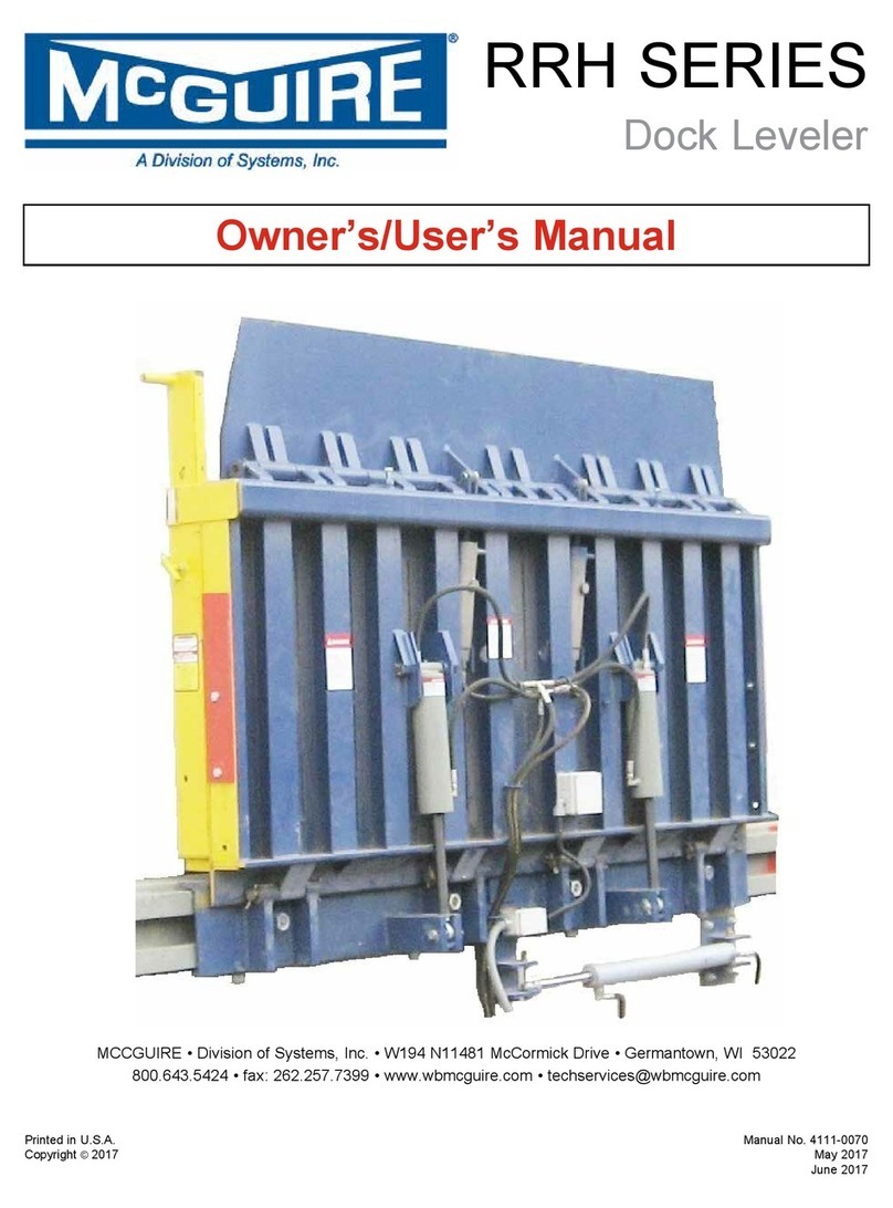 McGuire RRH SERIES owner's manual
