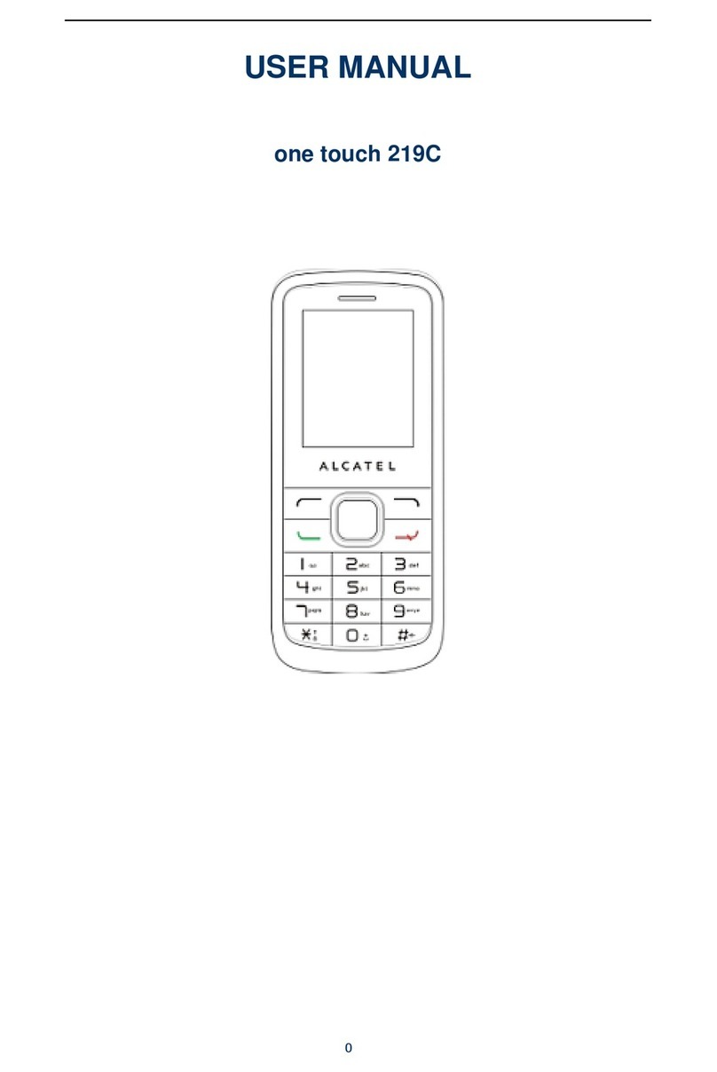Alcatel one touch 219C User manual