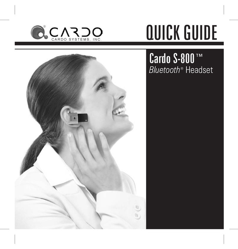 Cardo Systems S-800 User manual