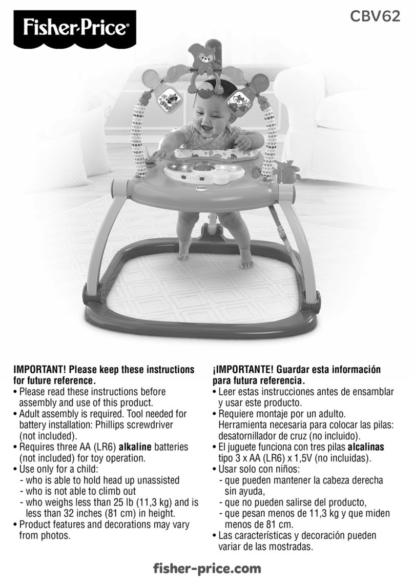 Fisher-Price CBV62 instruction manual