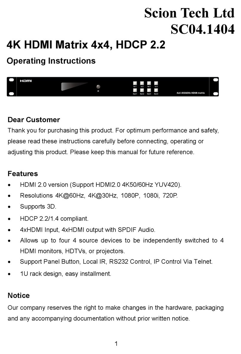 Scion-Tech SC04.1404 User manual Scion-Tech SC04.1404 User manual