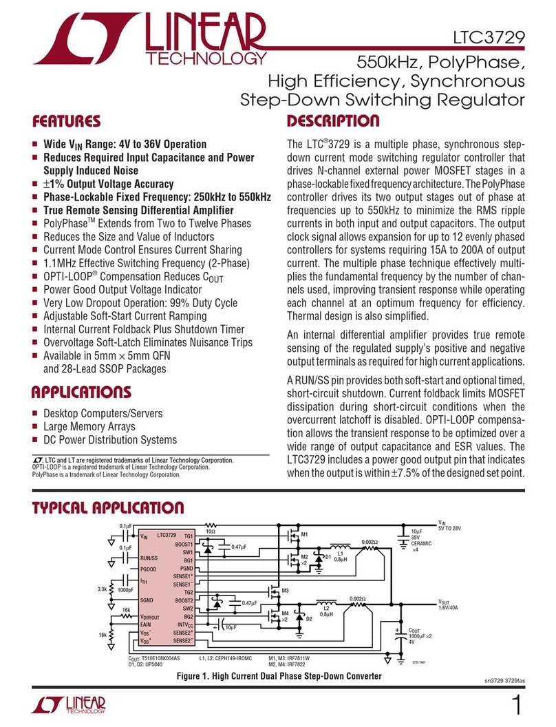 Linear Technology LTC3729 manual