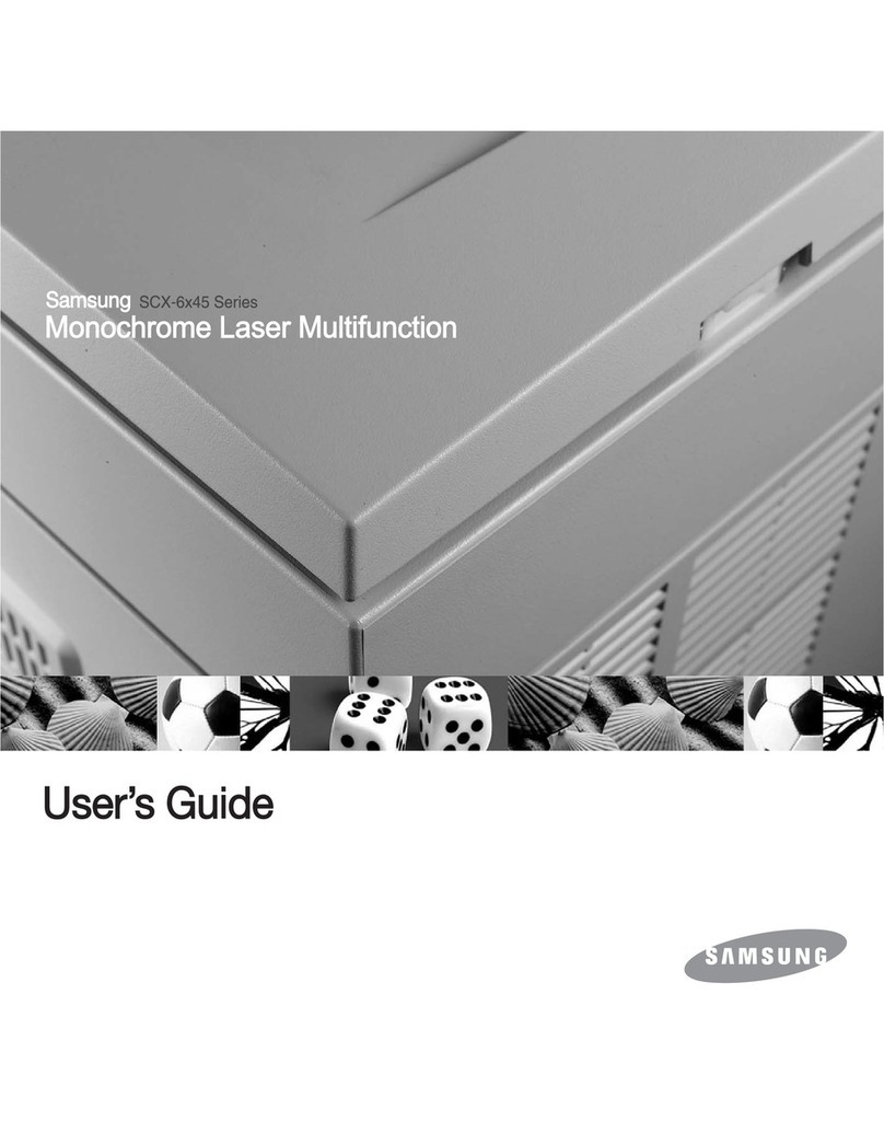Samsung MFP SCX-6345N User manual Samsung MFP SCX-6345N User manual