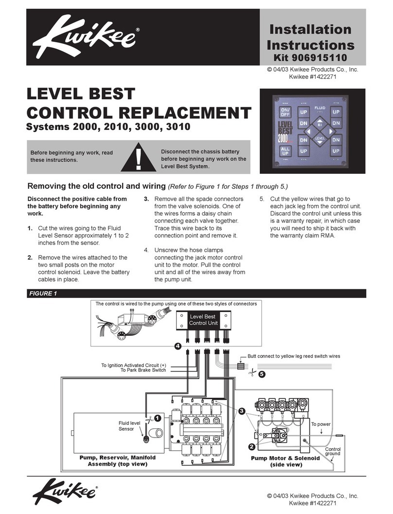 Kwikee 2000 User manual
