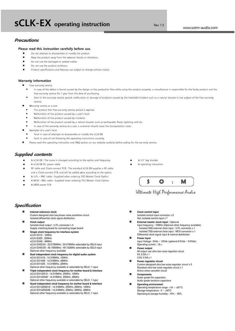 SOtM sCLK-EX operating instructions
