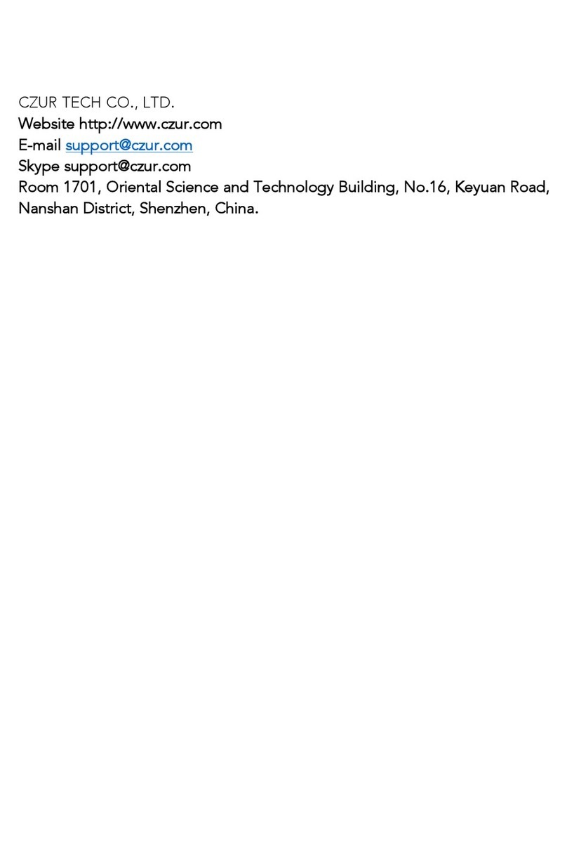 Czur Tech M3000 series user manual