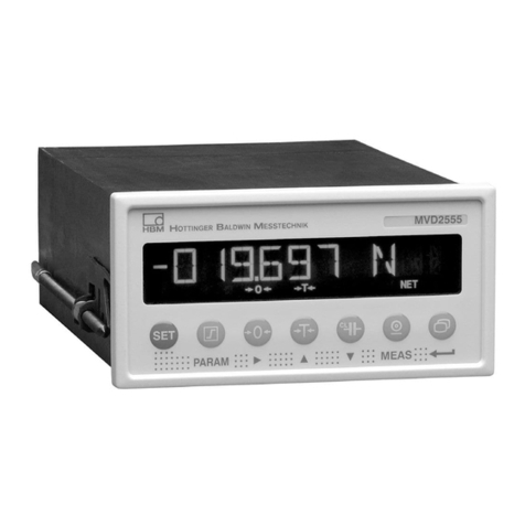 HBM MVD2555 operating manual