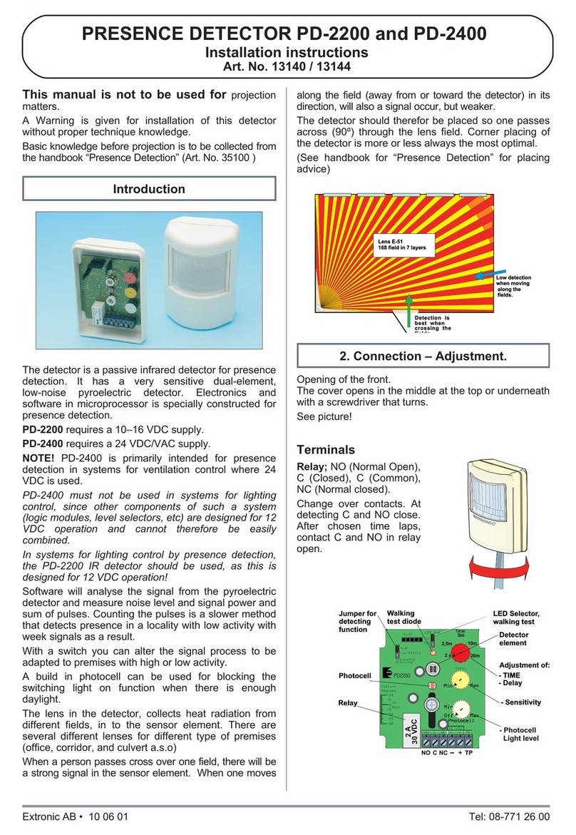 Extronic Elektronik PD-2200 User manual