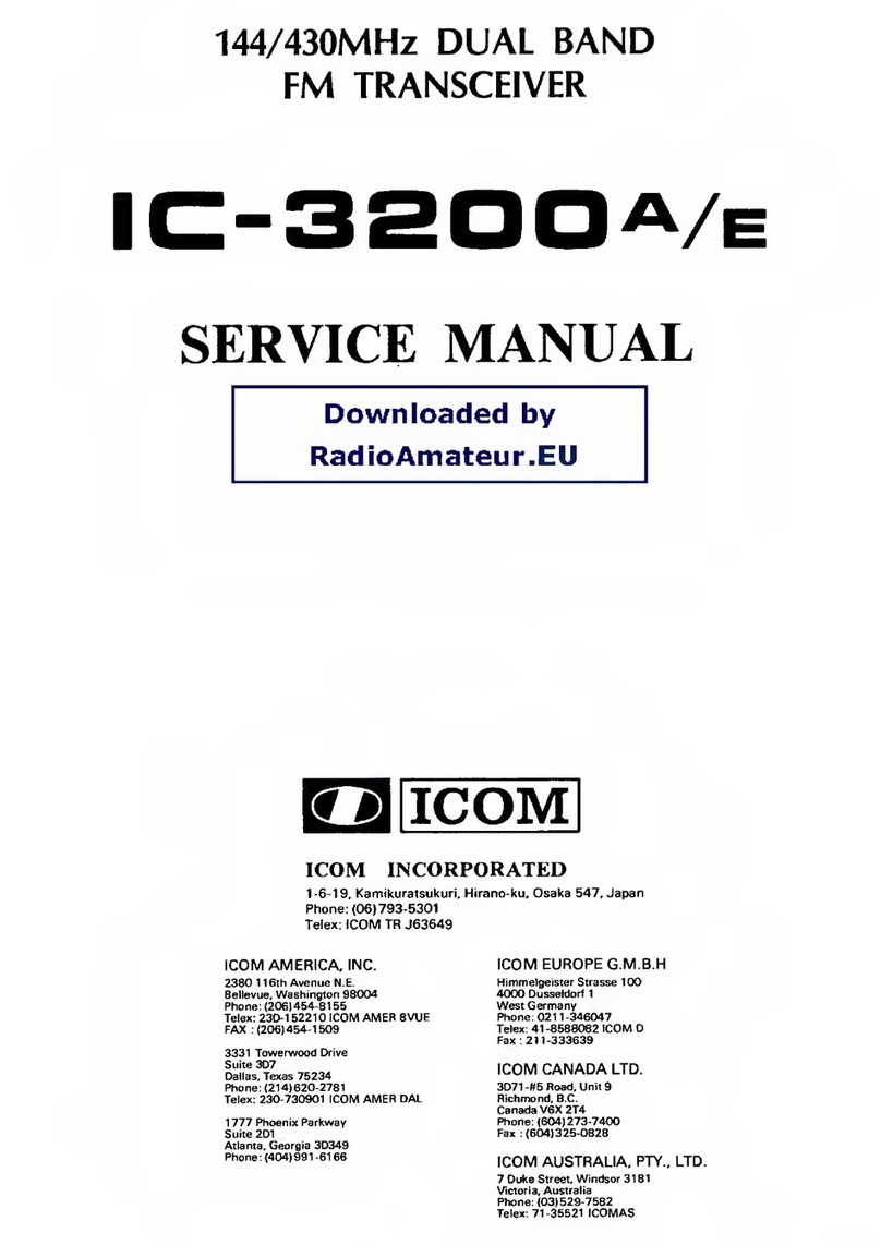 Icom IC-3200A User manual
