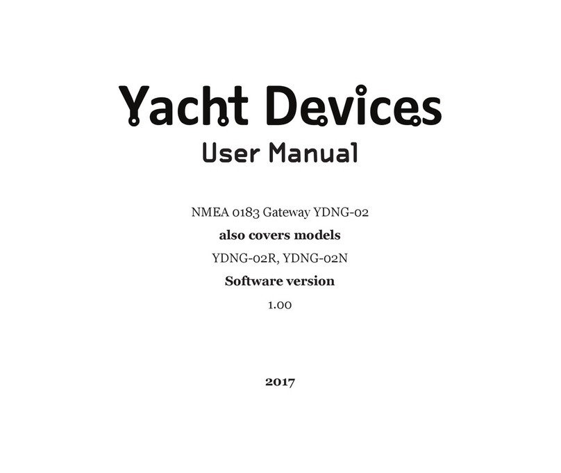 Yacht Devices NMEA 0183 user manual