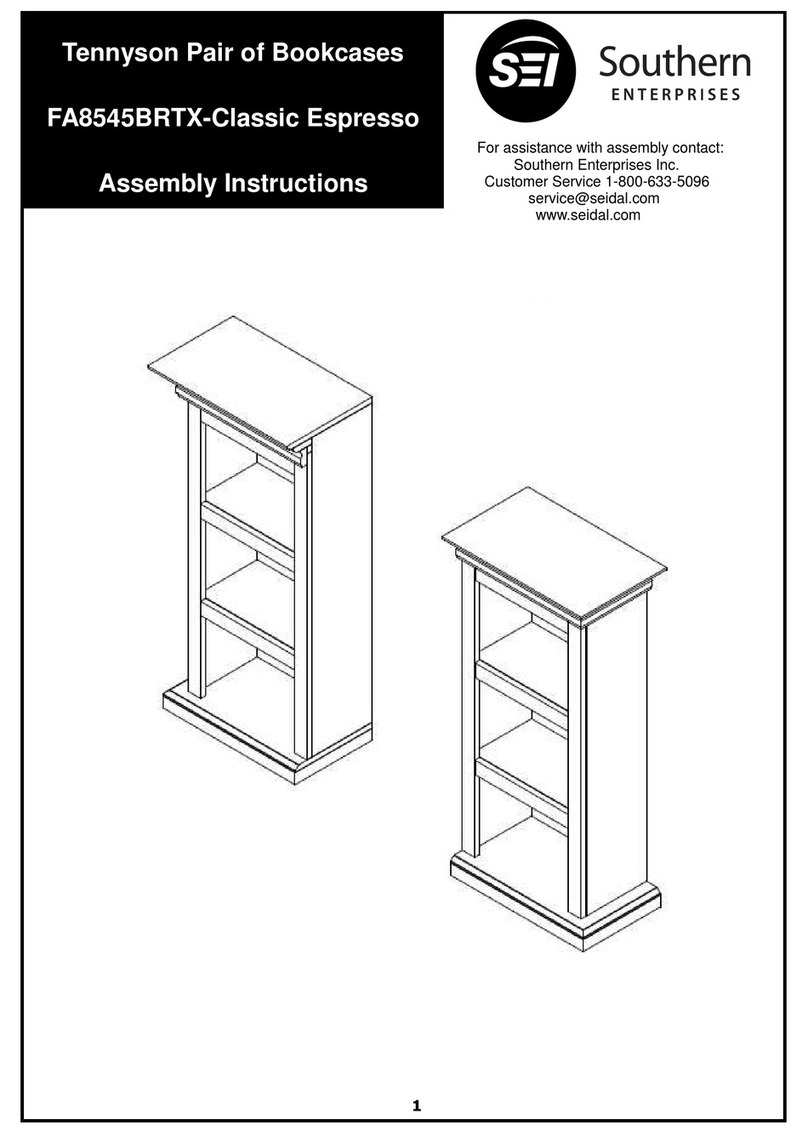 Southern Enterprises FA8545BRTX Assembly & instruction manual