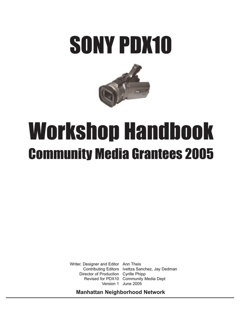 Sony PDX10 - DVCAM Workshop handbook