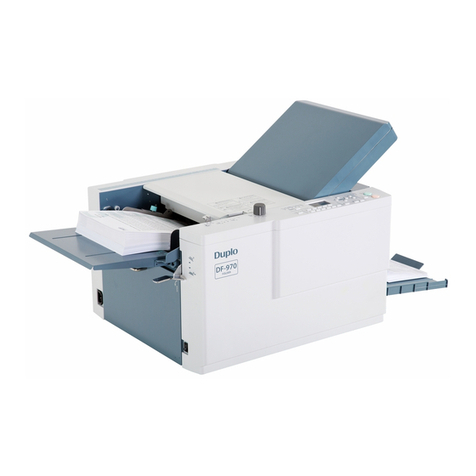 Duplo DF-980 User manual
