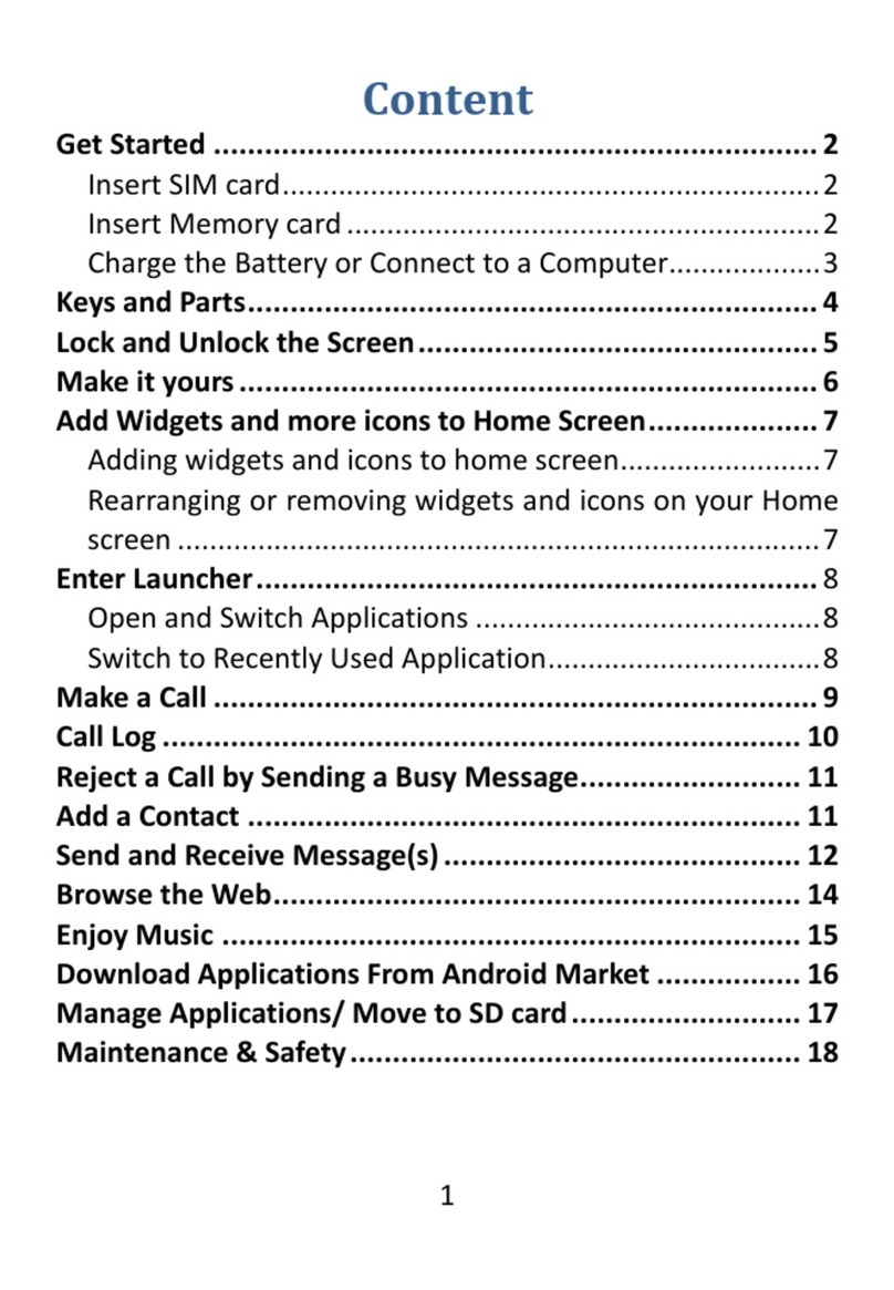 Telcel S400 User manual