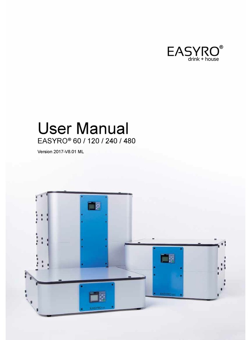 Easymetal EASYRO 60 user manual