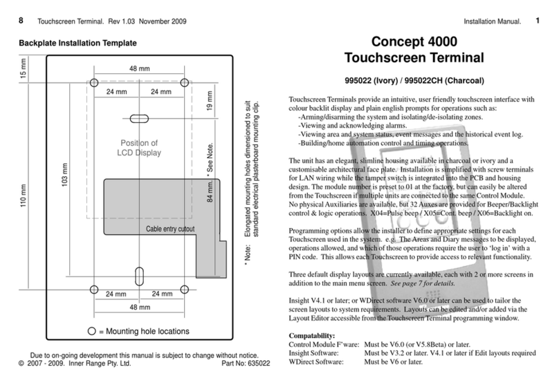 IDE Concept 4000 User manual
