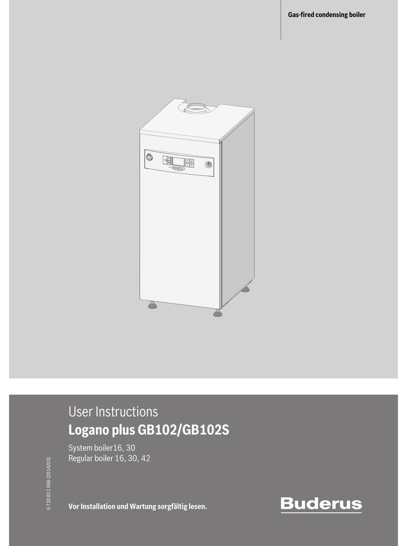 Buderus Logano plus GB102S User manual