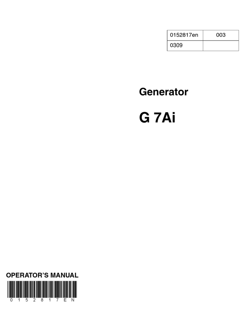 Wacker Neuson G 7Ai User manual