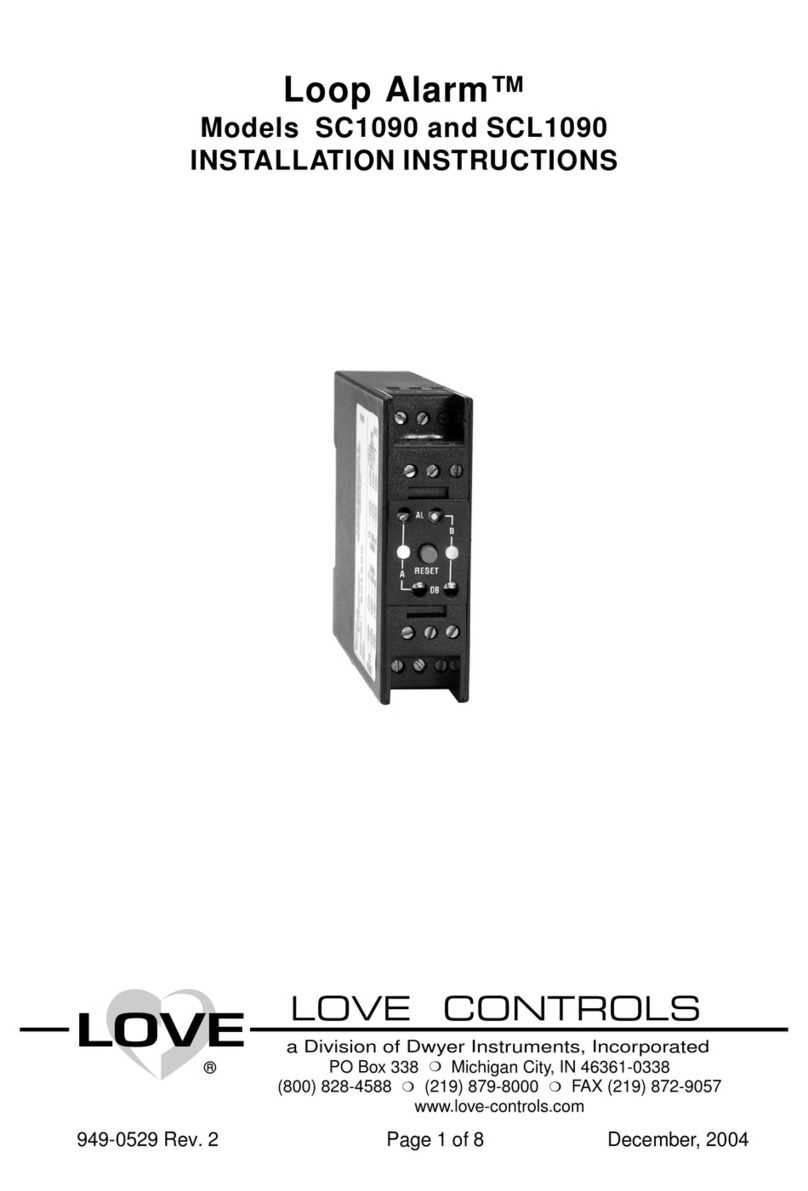 Love Controls Loop Alarm User manual