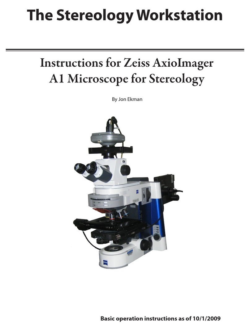 Zeiss AxioImager A1 Basic operation instructions