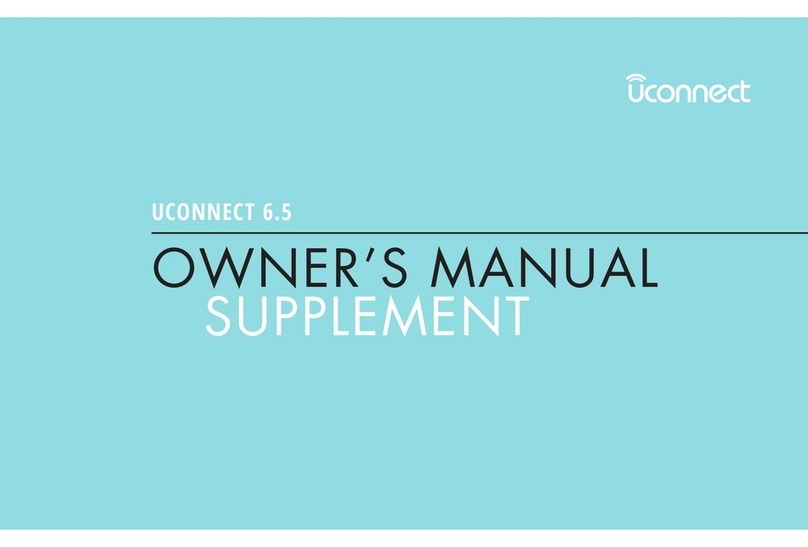 Uconnect 6.5 owner's manual Uconnect 6.5 owner's manual