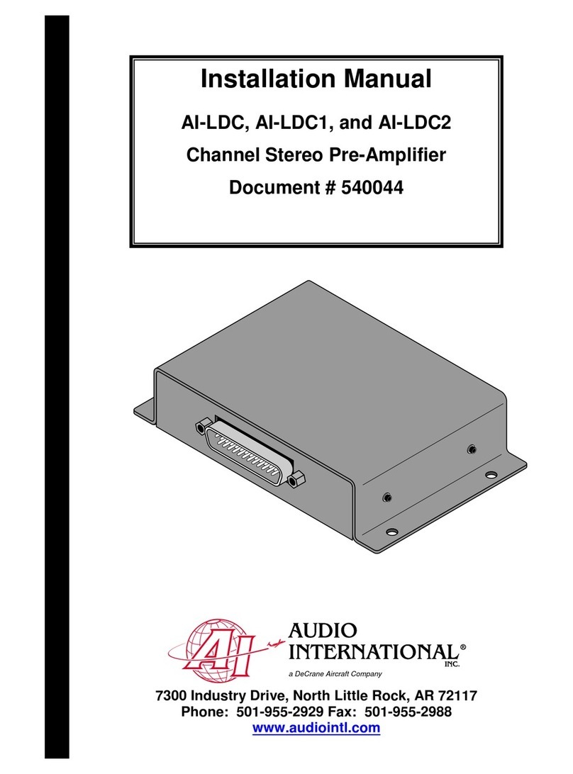 Audio international AI-LDC1 installation manual