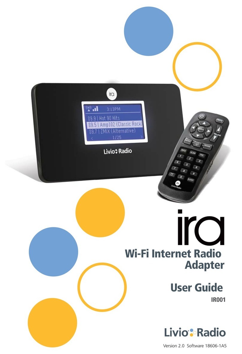 Livio Radio IR001 user guide
